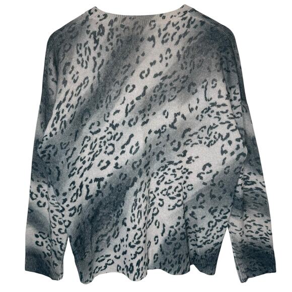 Skull Cashmere / 360 Cashmere Roxie Leopard Sweater size Large - Picture 4 of 5